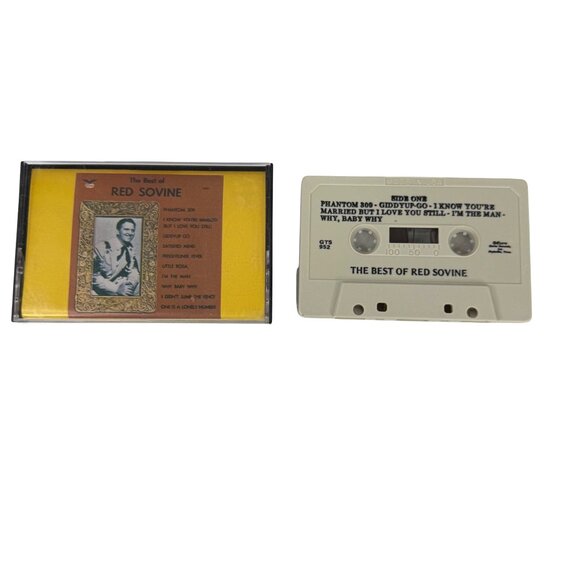 1978 The Best Of Red Sovine Audio Cassette Tape Country Music Hits Gusto Records - Picture 1 of 8